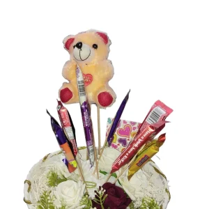 Teddy chocolate bouquet