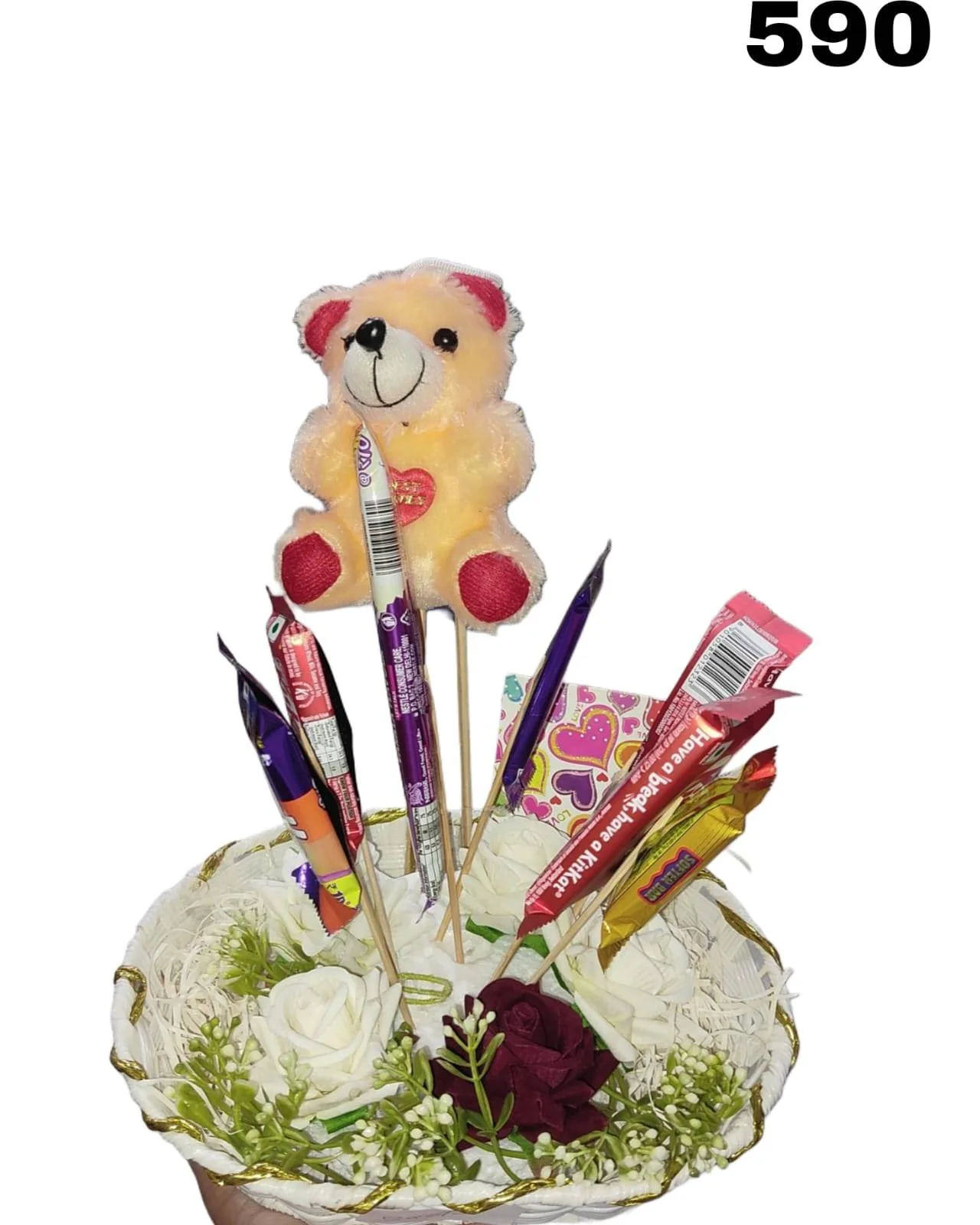 Teddy chocolate bouquet