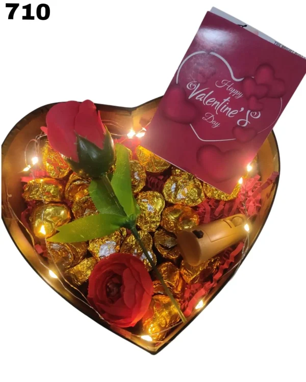 Chocolate flower box