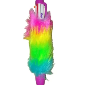 Rainbow Fur Pen