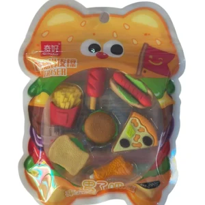 Fast Food Erasers