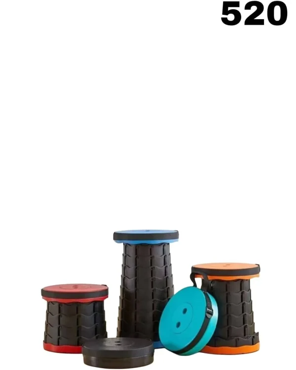 Foldable Height-Adjusting Stool