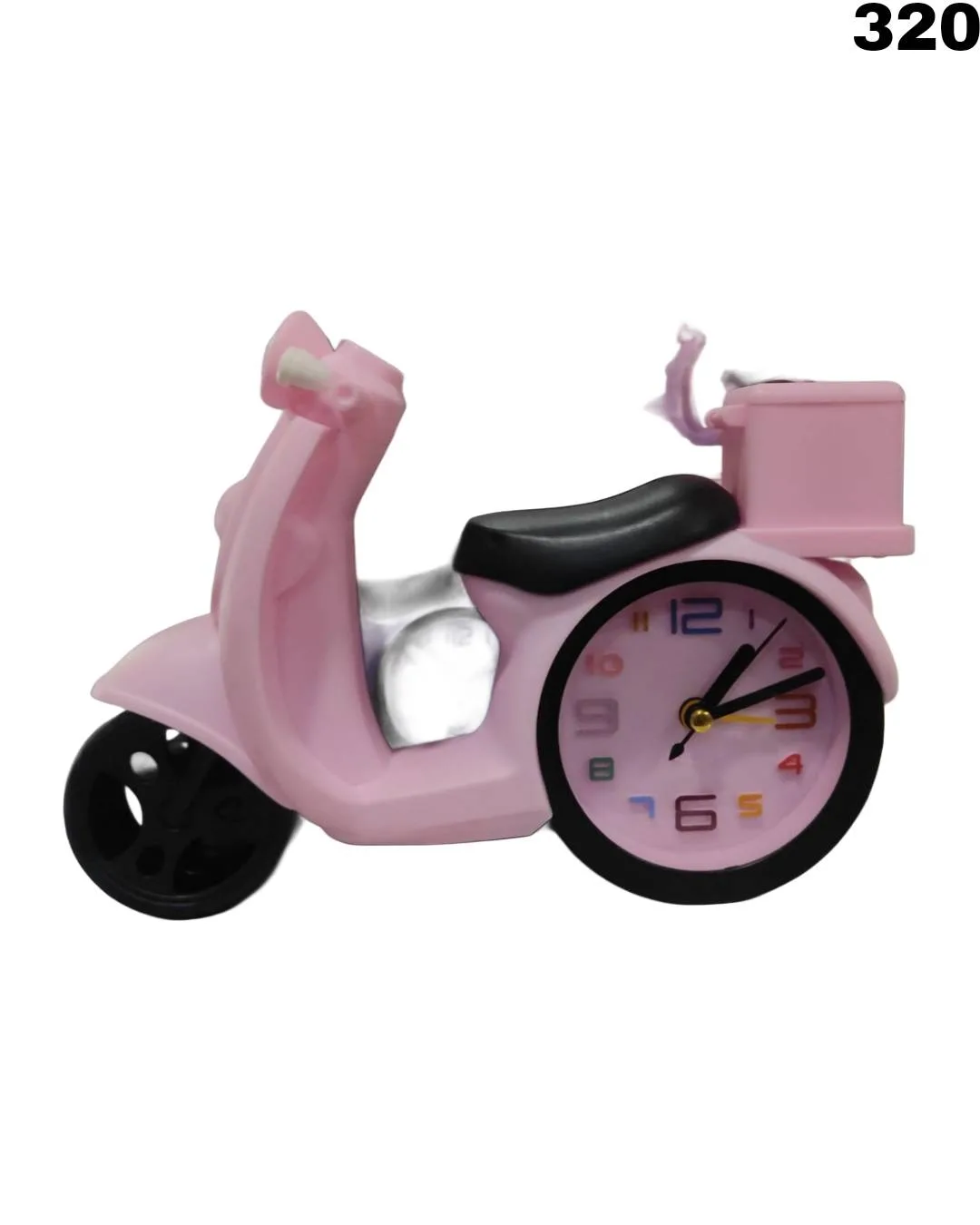 Motorcycle Desk Clock Alarm