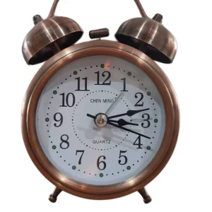 Twin Bell Copper Table Alarm