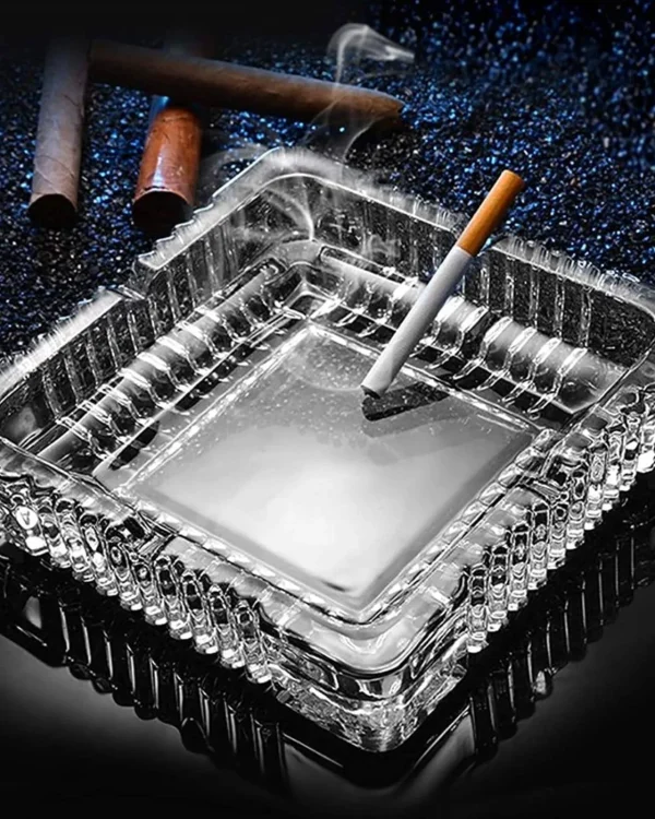 Square Glass Ashtray