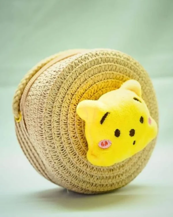 Straw Crossbody Bag