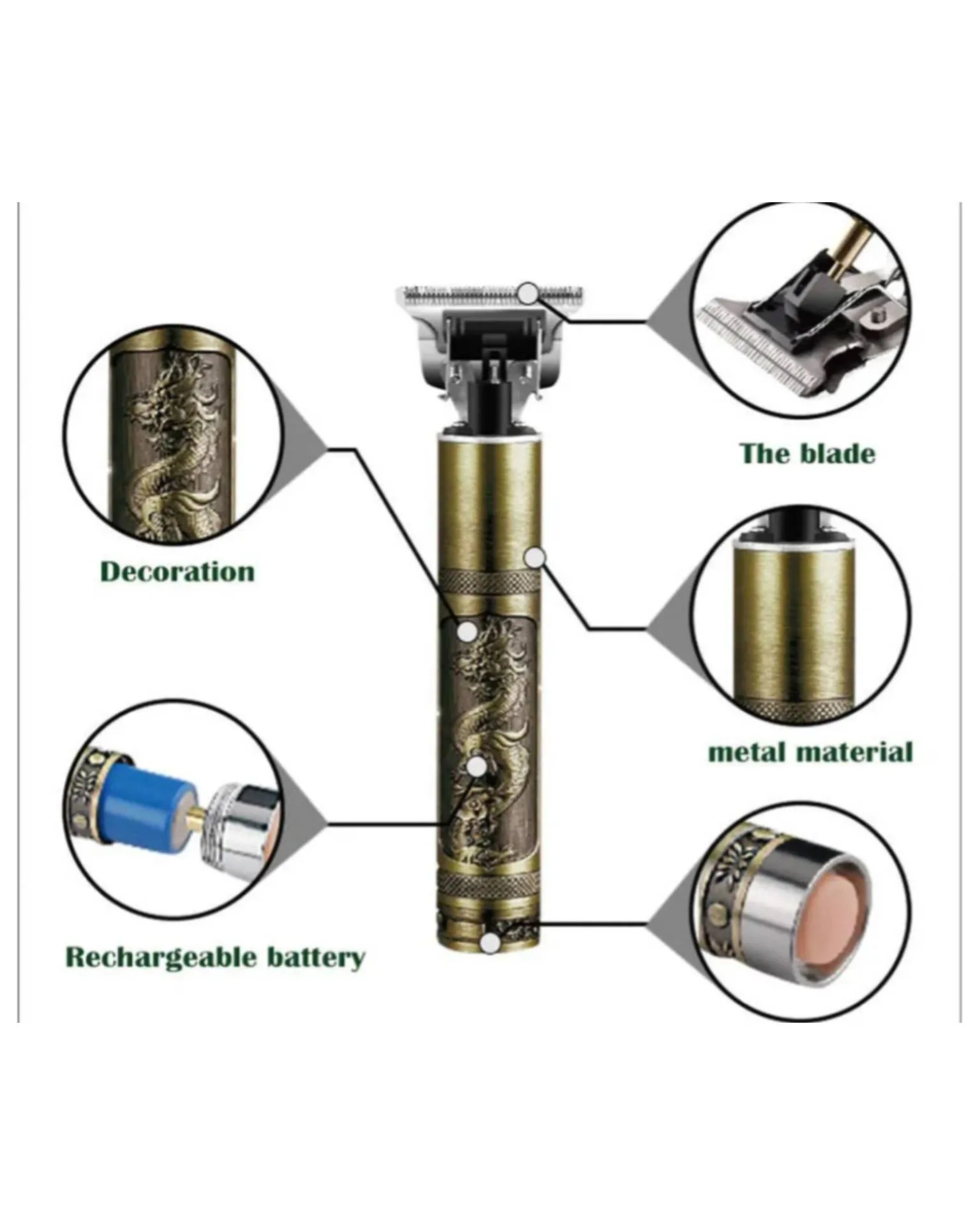 Men Buddha Style Trimmer