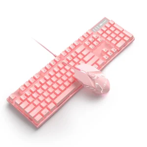 Pink Mechanical Gaming Keyboard