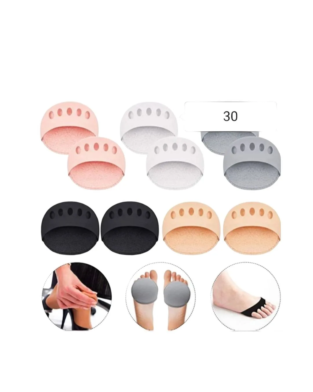 Fabric Forefoot Pads