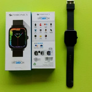 ZEBRONICS swart watch