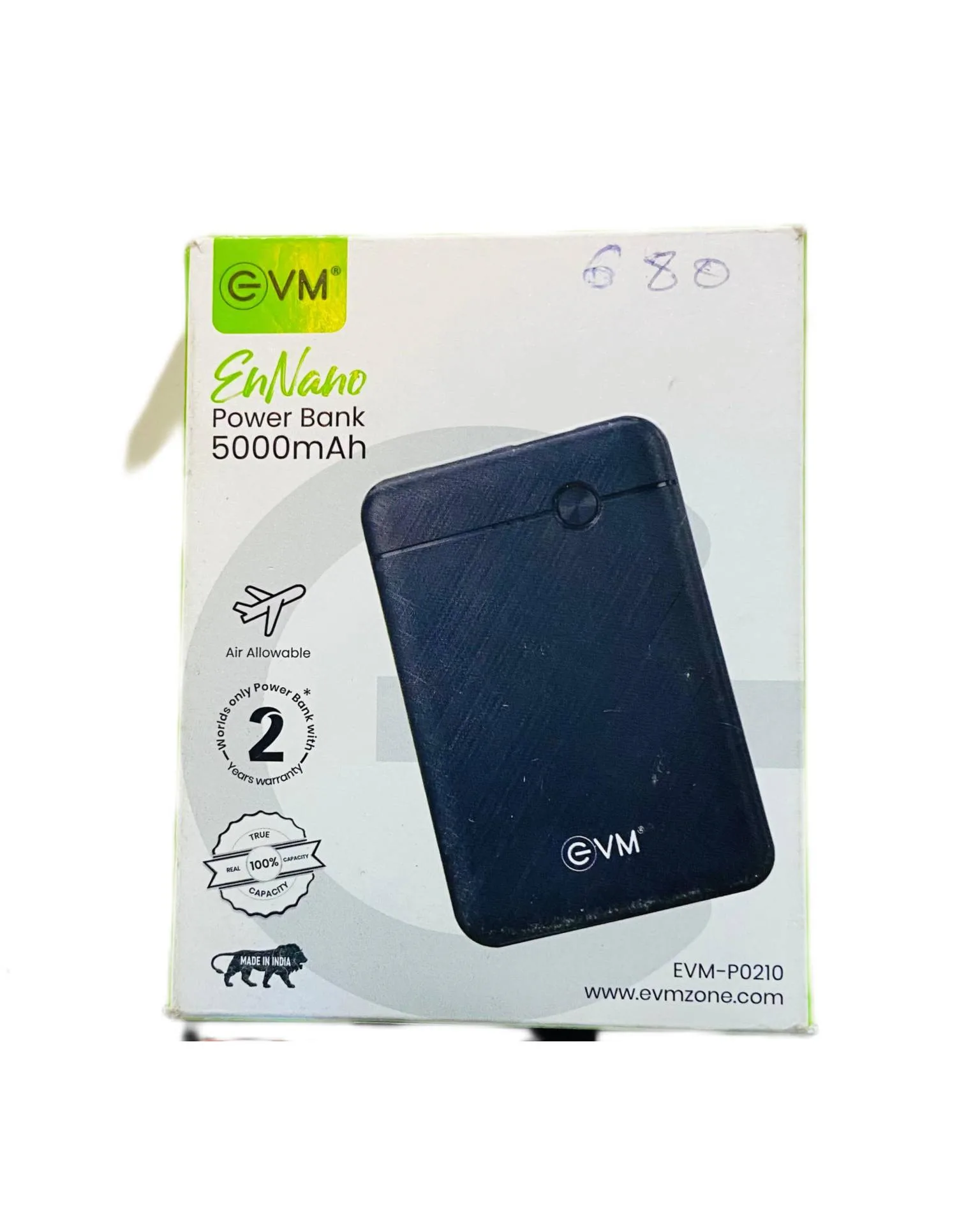 VM power bank 5000 mah