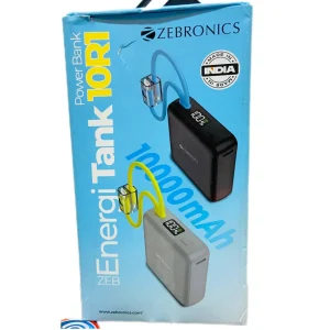 ZEBRONICS Energi Tank power bank 10000MAH