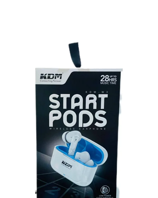 KDM earbuds start pods